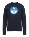 North Sails Man T-shirt Midnight Blue Size Xl Cotton