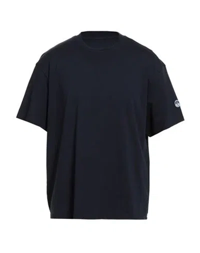 North Sails Man T-shirt Navy Size L Cotton, Viscose