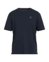 North Sails Man T-shirt Navy Size M Cotton, Elastane In Blue