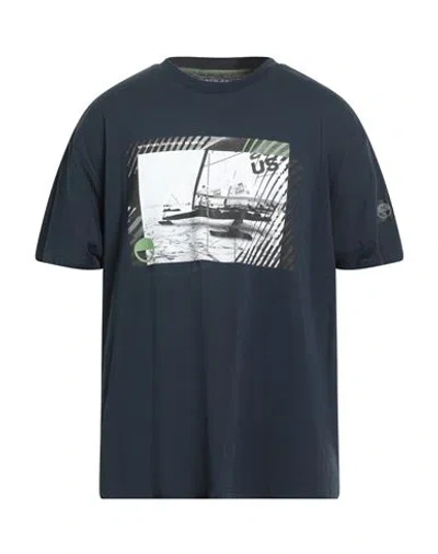 North Sails Man T-shirt Navy Size Xl Cotton In Blue