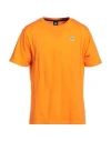 North Sails Man T-shirt Orange Size L Cotton