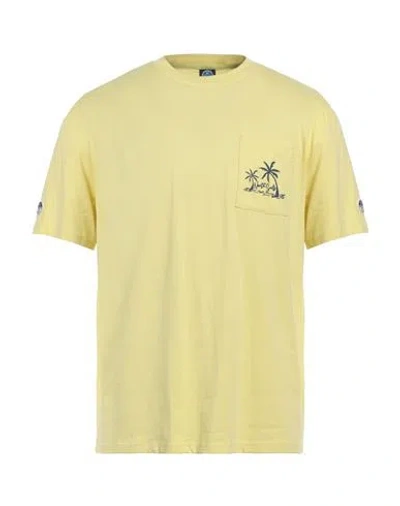 North Sails Man T-shirt Pastel Yellow Size Xl Cotton