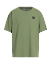 North Sails Man T-shirt Sage Green Size Xl Cotton, Elastane