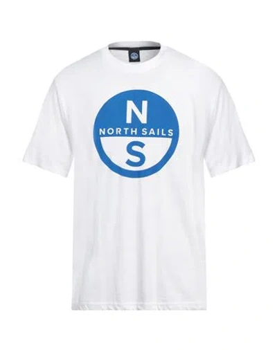 North Sails Man T-shirt White Size L Cotton
