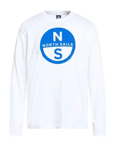 North Sails Man T-shirt White Size L Cotton