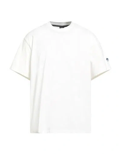 North Sails Man T-shirt White Size Xl Cotton, Viscose