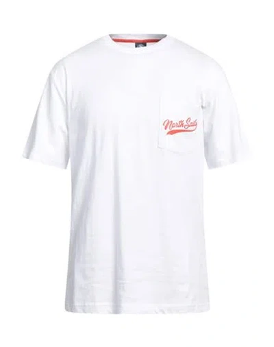 North Sails Man T-shirt White Size Xl Cotton