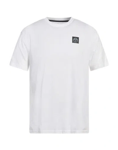 North Sails Man T-shirt White Size Xxl Cotton