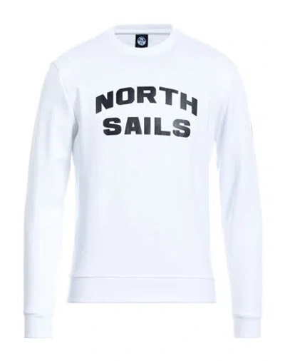 North Sails Man T-shirt White Size Xxl Cotton, Polyester