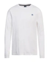 North Sails White Cotton Men T-shirt