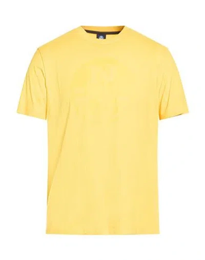 North Sails Man T-shirt Yellow Size Xl Cotton