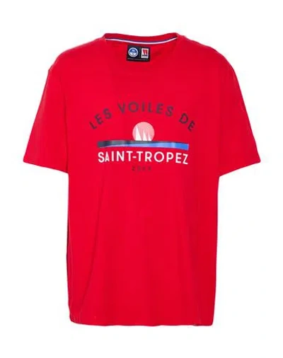 North Sails Man T-shirt Red Size Xxxl Cotton
