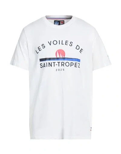 North Sails Man T-shirt White Size Xxxl Cotton