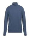 North Sails Man Turtleneck Blue Size Xxl Polyamide, Wool, Viscose, Cashmere