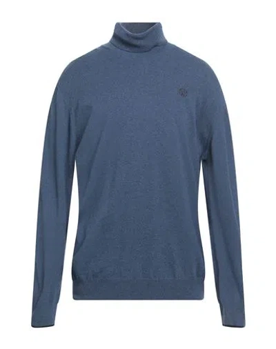 North Sails Man Turtleneck Blue Size Xxl Polyamide, Wool, Viscose, Cashmere