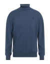 North Sails Man Turtleneck Blue Size Xxl Polyamide, Wool, Viscose, Cashmere