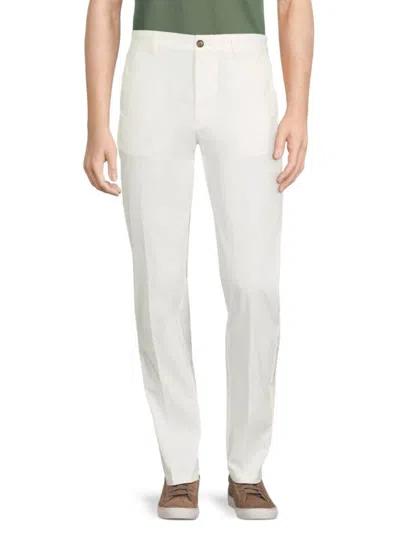 North Sails Men's Flat Front Pants In White
