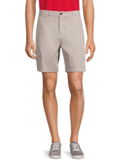 North Sails Men's Flat Front Shorts In Dove Grey
