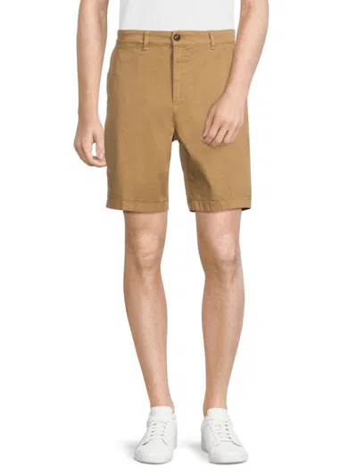 North Sails Men's Solid Chino Shorts In Brown