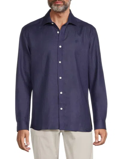 North Sails Men's Solid Shirt In Navy