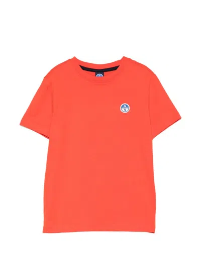 North Sails Mini Trendy T-shirt For Boys In Orange