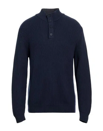 North Sails Newport Man Sweater Navy Size 3xl Cotton, Wool In Blue