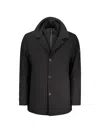 North Sails Notched-lapels Jacket In Black
