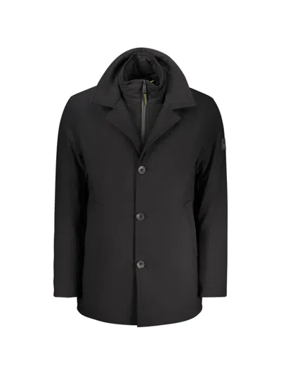 North Sails Notched-lapels Jacket In Black
