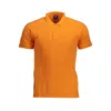 North Sails Orange Cotton Polo Shirt In Orange