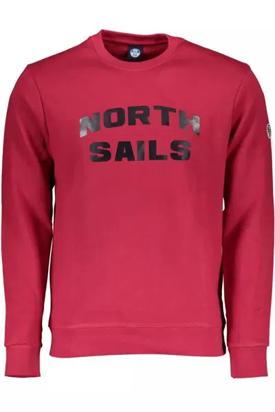 North Sails Pink Cotton Sweater In Red