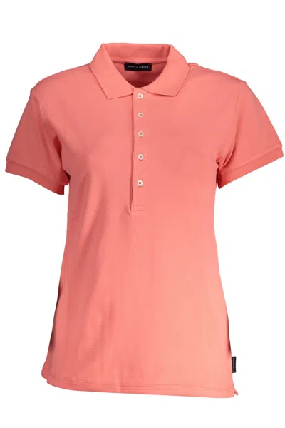 North Sails Short-sleeve Polo Shirt In Pink