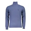 North Sails Blue Fabric Sweater In Blue