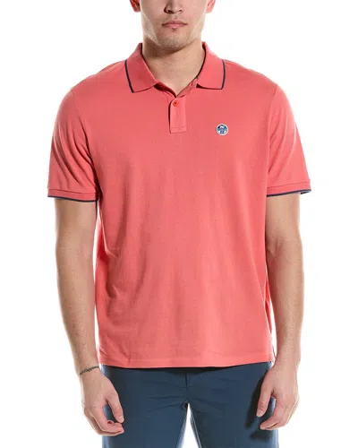 North Sails Polo Shirt In Pink
