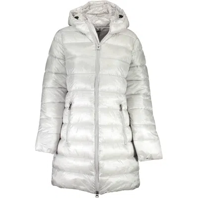 North Sails Polyamide Jackets & Women's Coat In Silver