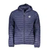North Sails Hooded Puffer Jacket In Multi