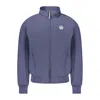 North Sails Blue Polyester Jackets & Coat In Blue
