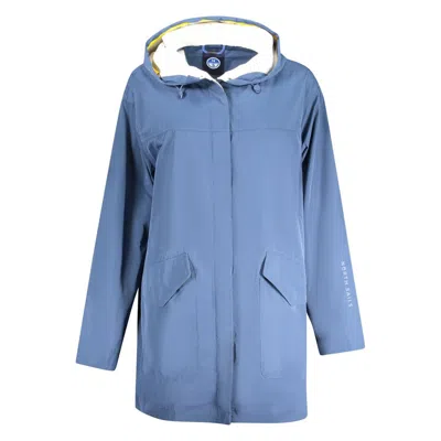 North Sails Polyester Jackets & Women's Coat In Blue