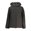 North Sails Black Polyester Jackets & Coat In Gray