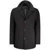 North Sails Black Polyester Men's Jacket In Black