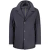 North Sails Blu Polyester Mens Jacket In Blue