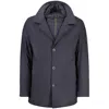 North Sails Blu Polyester Mens Jacket In Blue