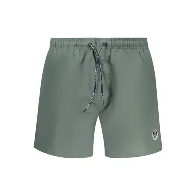 North Sails Polyester Men's Shorts In Green