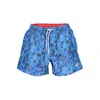 North Sails Blue Polyester Swimwear In Black