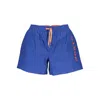 North Sails Blue Polyester Swimwear In Blue