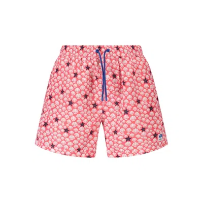 North Sails Red Polyester Swimwear In Pink