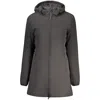 North Sails Black Polyester Jackets & Coat In Gray