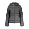 North Sails Black Polyester Women's Jacket In Gray
