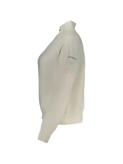 North Sails Quarter-zip Hoodie In White