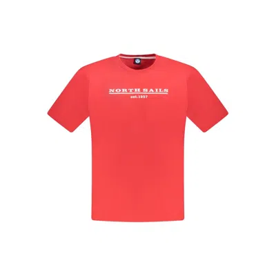North Sails Red Cotton Men T-shirt