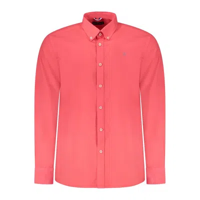 North Sails Red Cotton Shirt In Pink